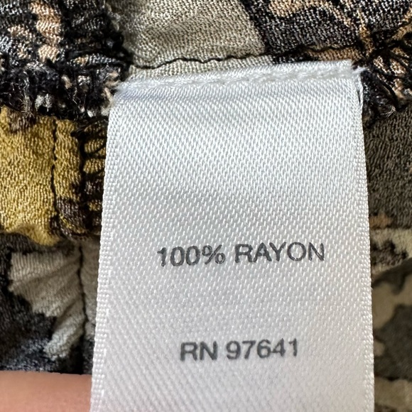 J. Jill Mixed Floral Print Long Sleeve Blouse Top Shirt Size L - Picture 6 of 6